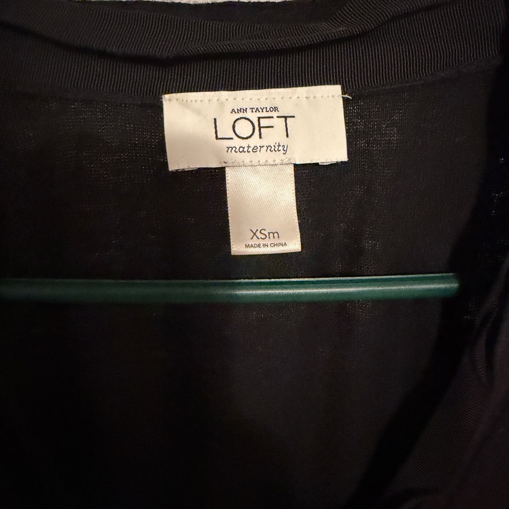 LOFT Black Ruffled Cardigan - Picture 2 of 3